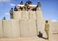 Weaved Mesh 100*120mm 9 Cells Hesco Barrier Wall For Military