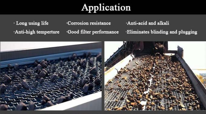 12.7mm 304 Stainless Steel Crimped Wire Mesh Layar Tugas Berat 3