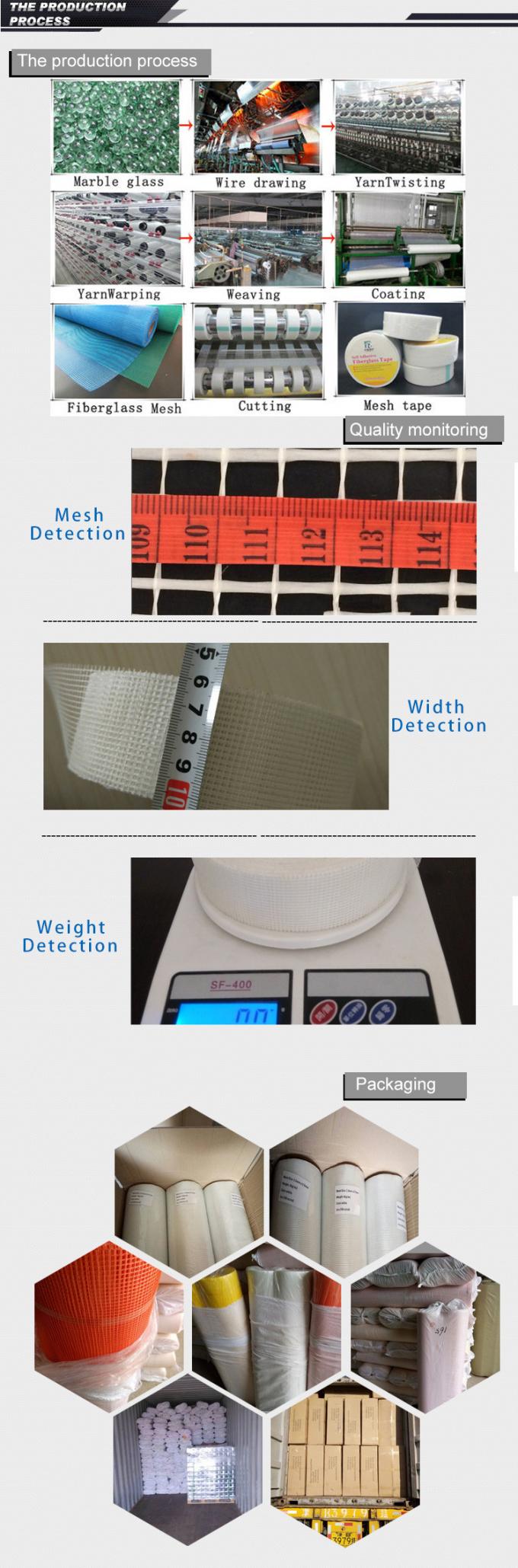 Rantai Serat Kaca 10x10 Rantai 80g/m2 Twill Woven 6